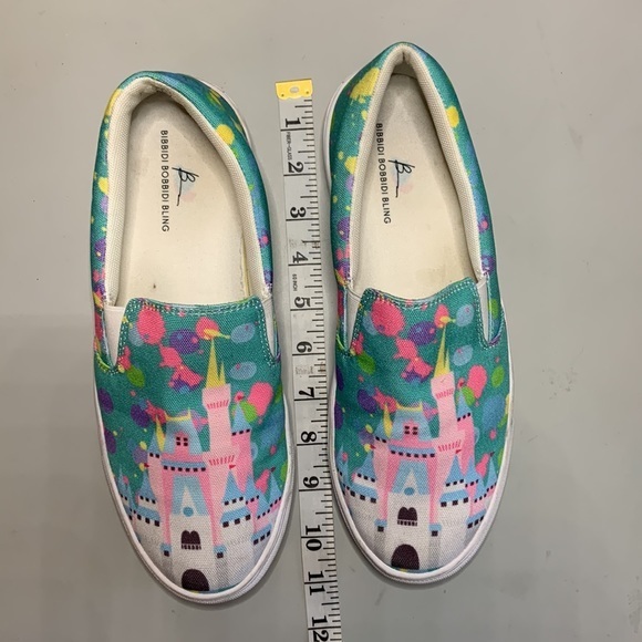 Bibbidi Bobbidi Bling Princess Castle slip on shoes. Women size 9 - Picture 7 of 8